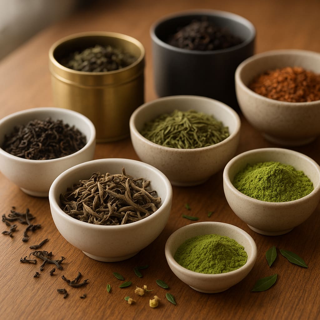 Selección de té a granel